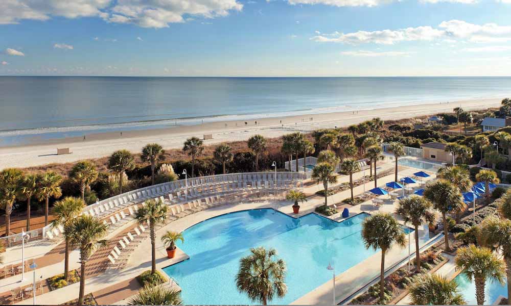 north-myrtle beach oceanfront hotels with balcony