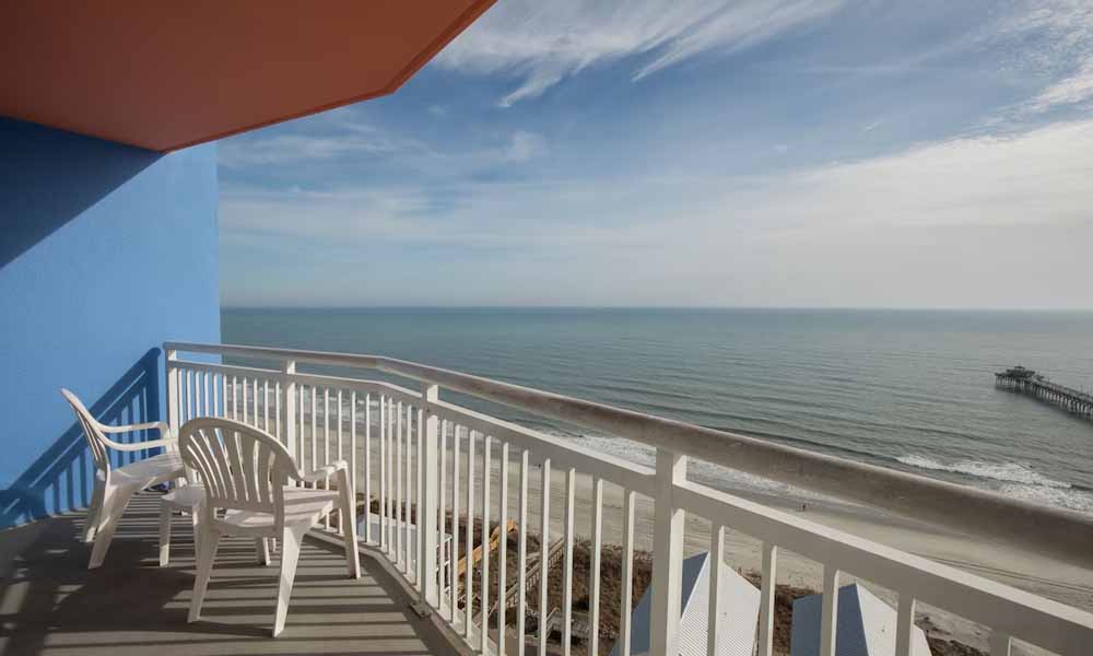 north-myrtle-beach-oceanfront hotels with balcony