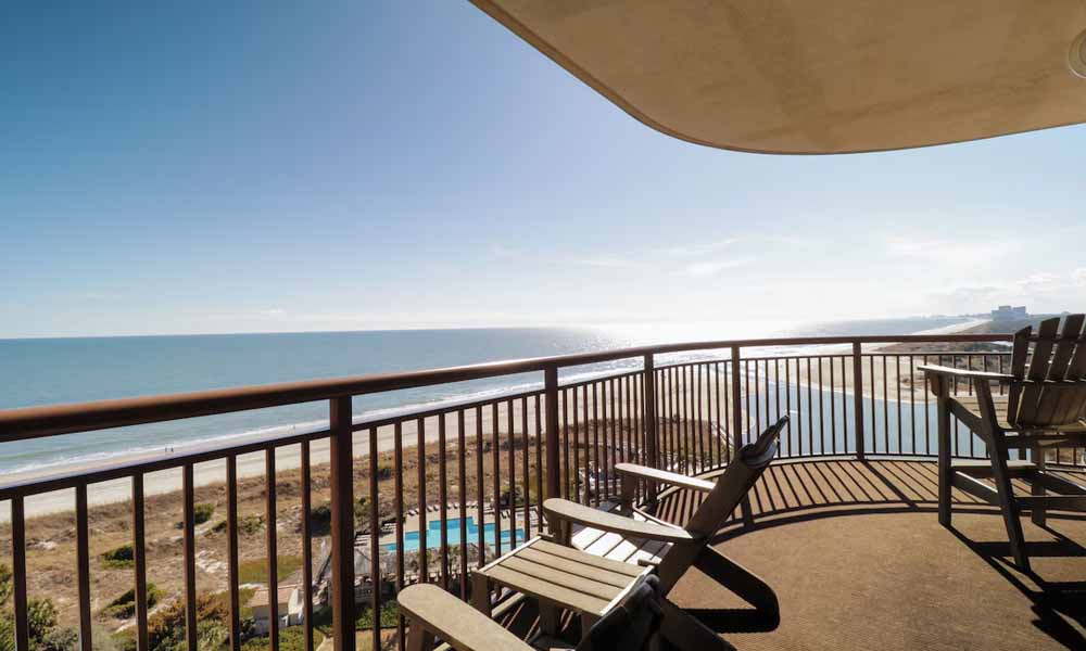 north myrtle beach oceanfront hotels with balconies