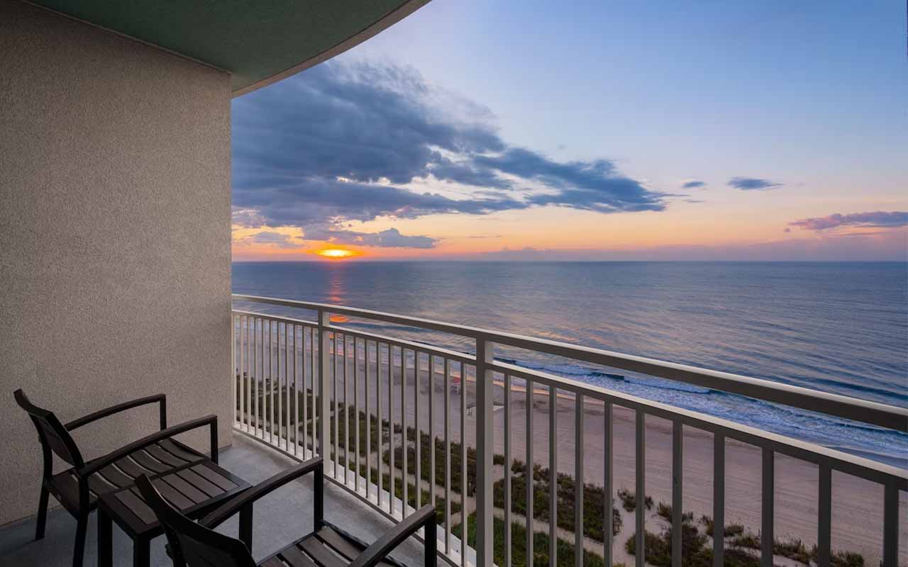 myrtle beach oceanfront hotels with balcony