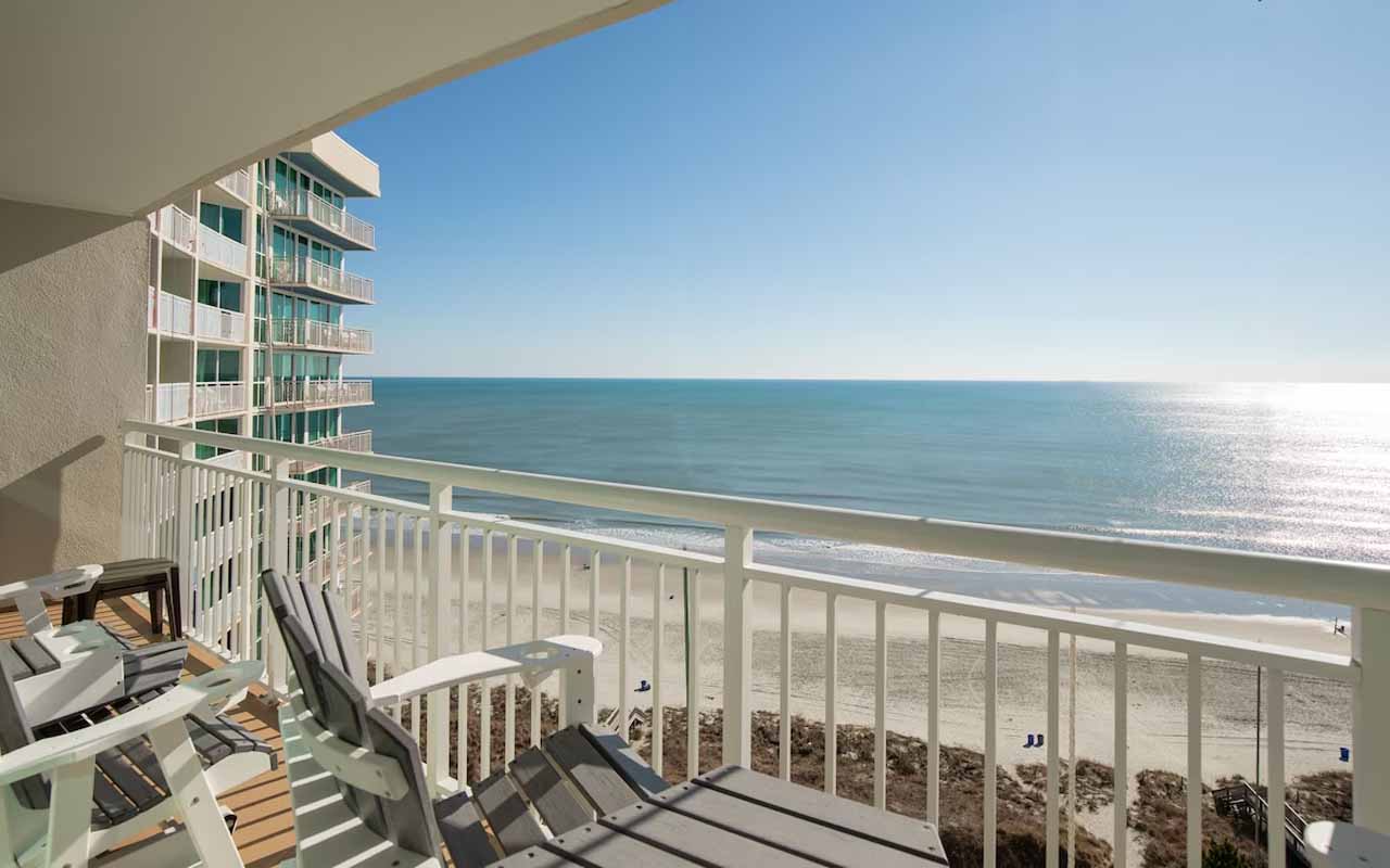 myrtle beach oceanfront hotel-with-balcony