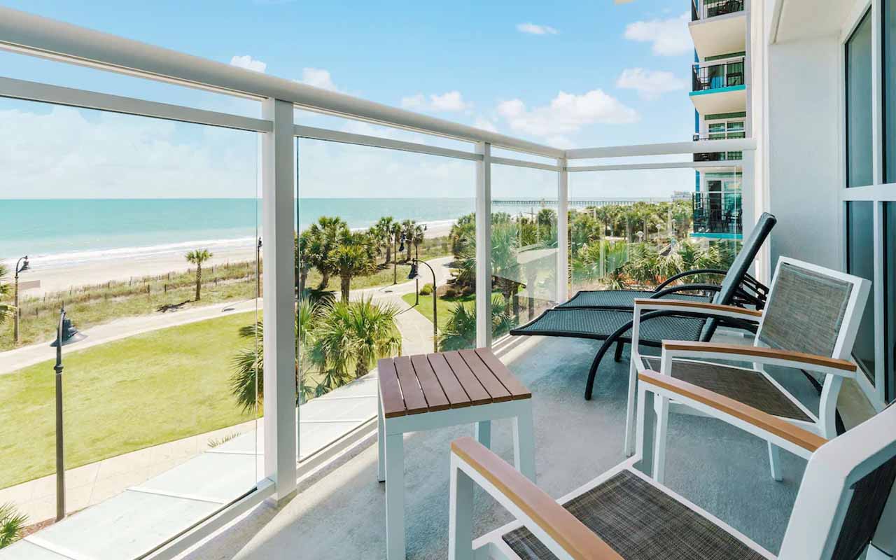 myrtle beach oceanfront-hotels-with-balcony