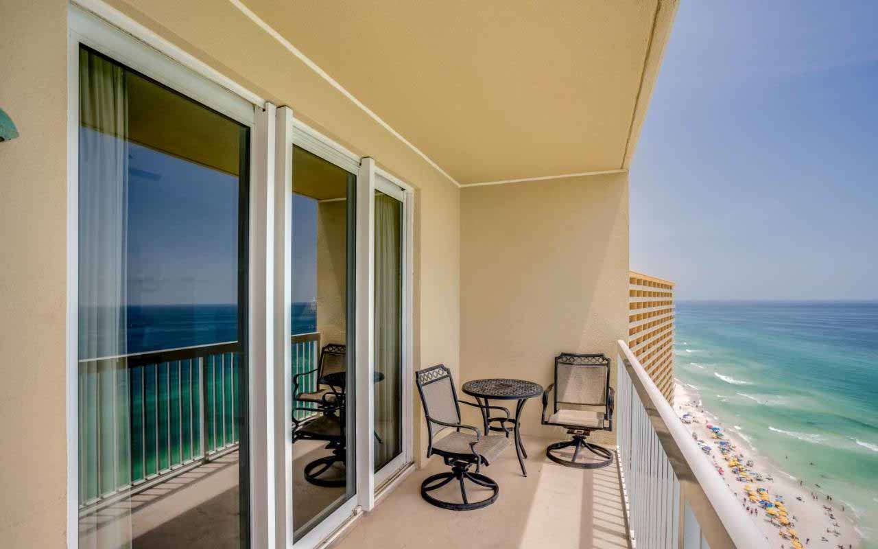 panama-city-beach hotel-oceanfront-with-balcony