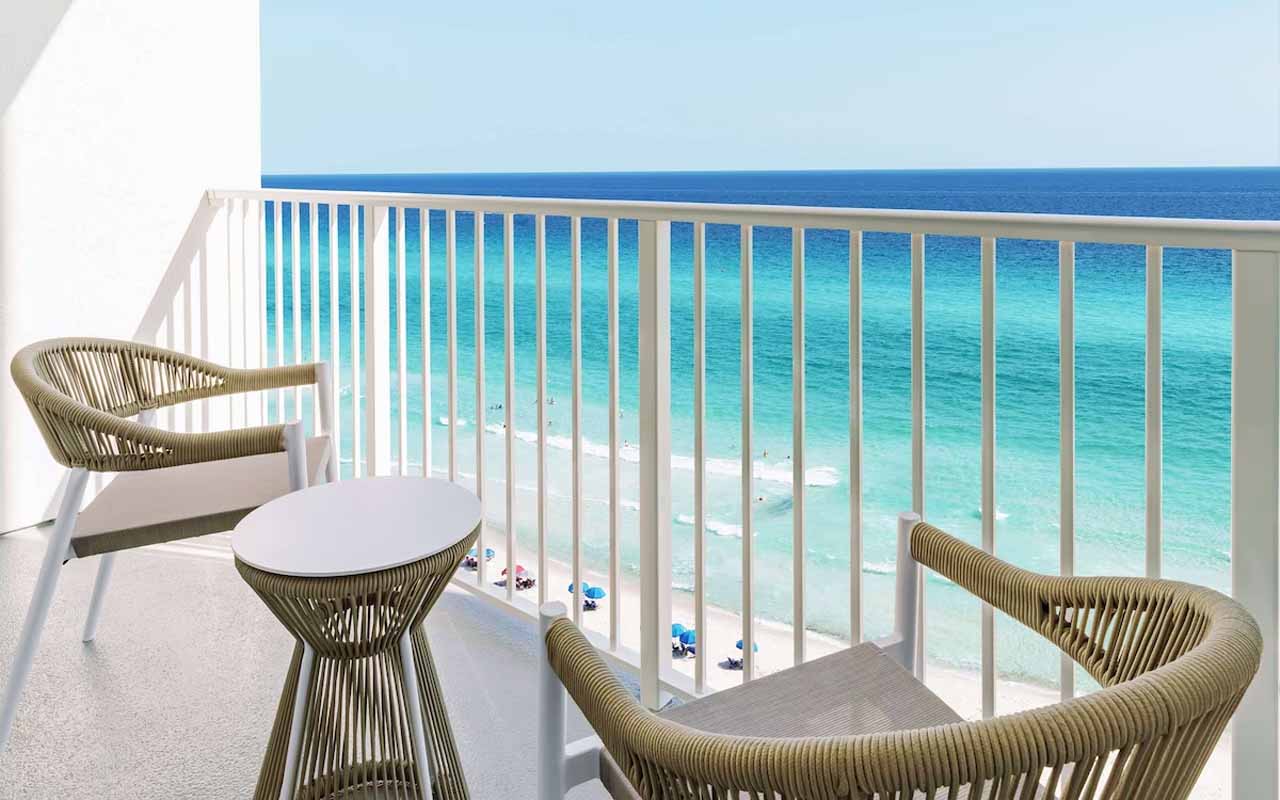 panama-city-beach hotels oceanfront with balcony